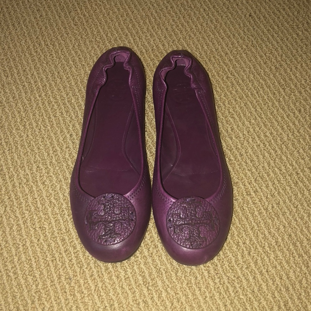 Purple Tory Burch flats